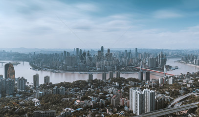 重庆城市中心远景风光图片素材_免费下载_jpg图片格式_VRF高清图片 .